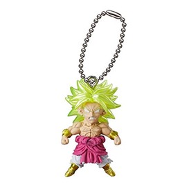 Bandai Dragonball UDM Gas Hapon Best 24 Figure Swing Keychain ~ S.s Brolly