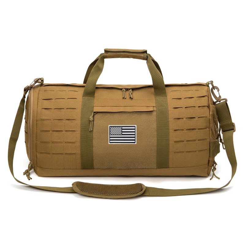 Toolzia 40L Tactical Travel Duffel Bag with Shoe Compartment