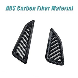 BOYUER for Toyota Corolla 2020-2025,2019-2025 Corolla Hatchback Corolla Cross 2PCS ABS Center Console Dash Board Side Front Air Conditioning A/C Vent Panel Frame Interior Decoration Trim (Wine Red)