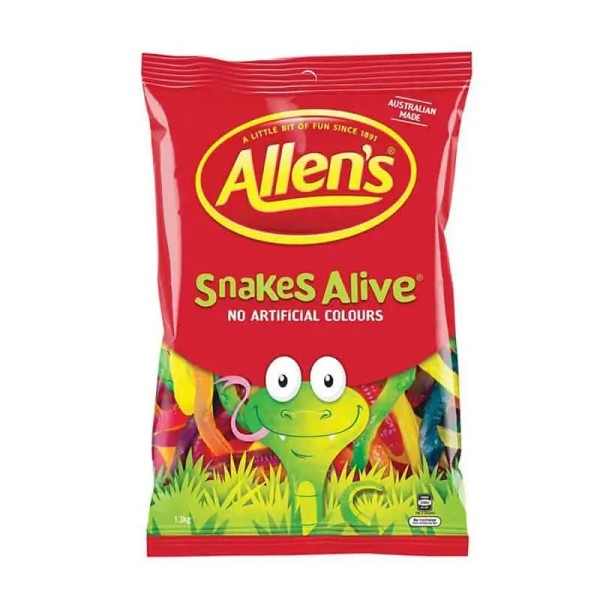 Allens Bulk Allens Snakes Alive 1kg