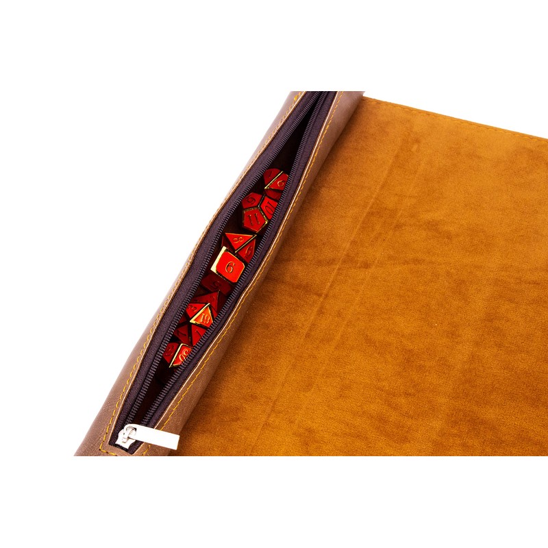 LORE Scroll Style Dice Mat for Pen and Paper Dice