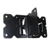 WINSOON Adjustable Self-Closing Vinyl Fence Gate Hinges 2 Pack,Stainless Steel(Black
