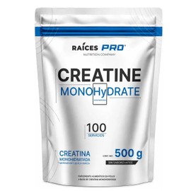 Creatina Monohidratada 500gr Raíces Pro 100 Servicios