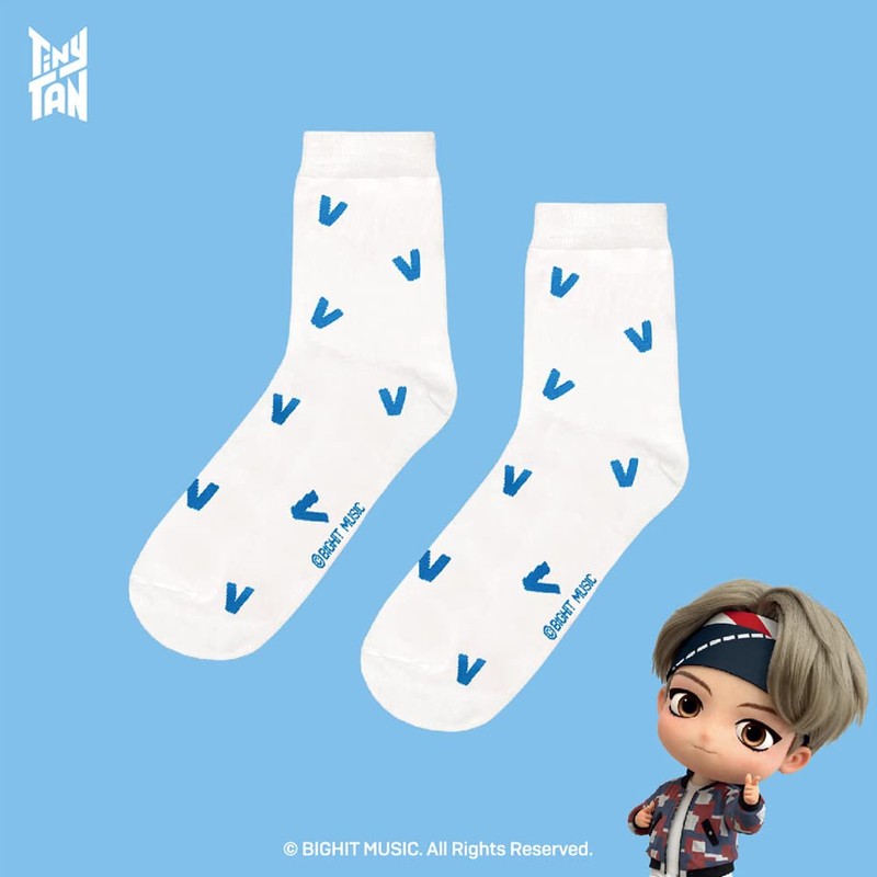 TinyTAN KPOP Merchandise - Calcetines con licencia oficial de K-POP