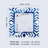 HANDICRAFTS HOME 4x4 Photo Picture Frames, Art Wall Hanging Décor