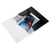 Leitz WOW Eckspannermappe aus Kunststoff, A4, Gummizugverschluss, Schwarz, WOW, 45990095
