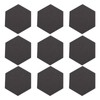 VALICLUD 12pcs Hexagon Felt Board Tiles Felt Pin Board Notice