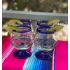 Mexican Hand Blown Glass – Set of 4 Hand Blown