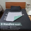 Pawertech 34x52 Positioning Pad with 8 Handles, Bed Transfer, for