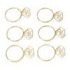 80pcs Ring Shape Paper Clips Rustproof Multifunction Multifunction with Clear