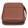 Man of God Two-Tone Brown Cross Faux Leather Men's Bible