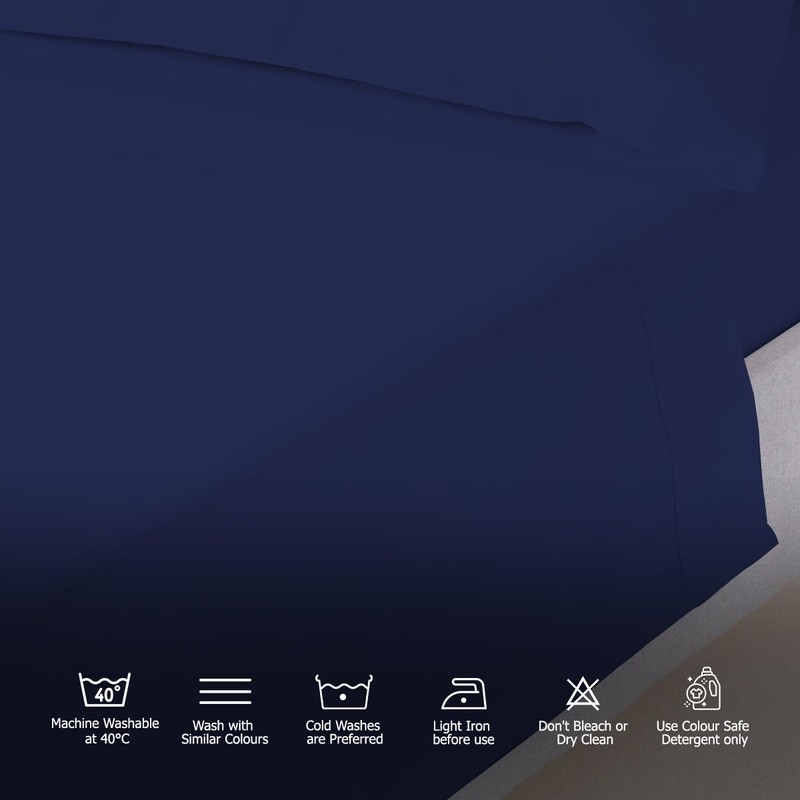 MistyMorning Flat Sheet, Soft & Premium quality Bedding & Linen,