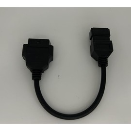 OBD2 Adapter Cable for HITACHI 24V Diesel Vehicles 6 Pin OBD2 16Pin to OBD1 6Pin OBDII Car Diagnostic Connector Compatible with OBD II Diagnostic Scanner