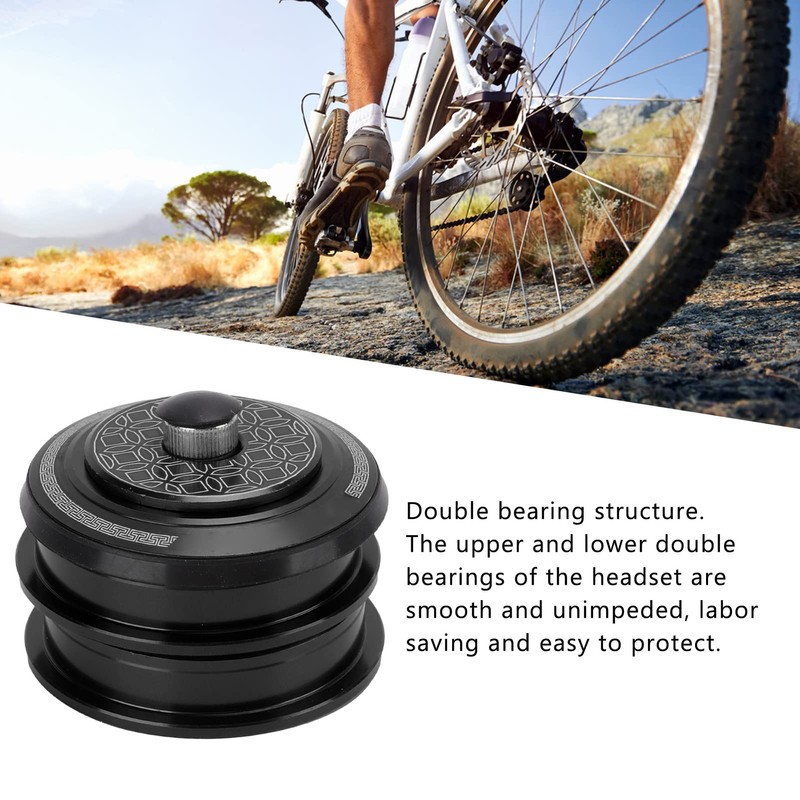 BuyWeek Bicycle Headset 44 mm Bicycle Headset Double Bearing Bicycle
