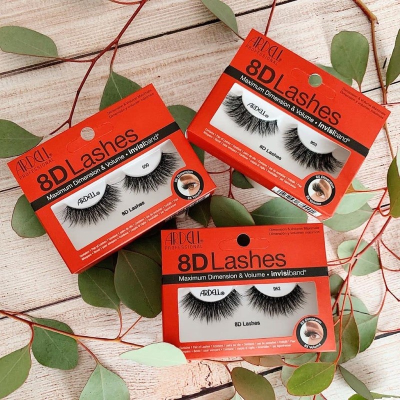 Ardell 8D Lashes - Artificial Eyelashes with Voluminous Cuff (Style