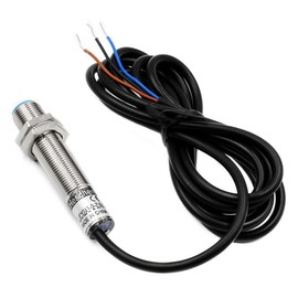 Heschen M12 Capacitive Proximity Sensor Switch Shield Type LJC12A3-2-Z/AX Detector 1-2mm 10-30VDC 200mA NPN Normally Closed(NC) 3 Wires