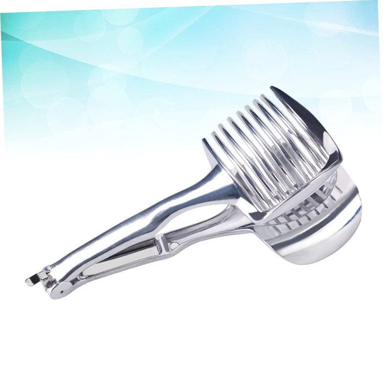 KICHOUSE Fruit Slicer Lemon Cutter Corers Slicer Handheld Clamp Easy-to-use