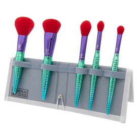 MODA Mythical Sweet Siren Flip Kit – 6pc Travel-Size Makeup Brush Set – Vegan, Cruelty-Free