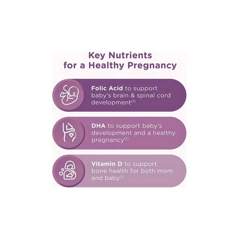 Centrum Multi Vitaminas Prenatal Ácido Fólico Dha Gomitas Sabor Frutos