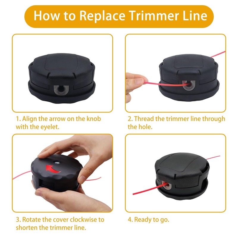 jarmunny String Trimmer Head SRM-225 for E-c-h-o Speed Feed 400
