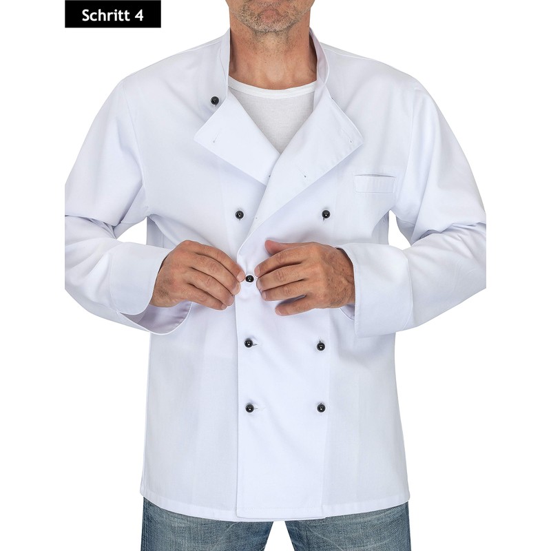 DESERMO Set of 12 Ball Buttons Countries for Chef's Jackets,