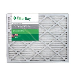 Filterbuy 22x24x1 Air Filter MERV 8 Dust Defense (4-Pack), Pleated HVAC AC Furnace Air Filters Replacement (Actual Size: 21.50 x 23.50 x 0.75 Inches)