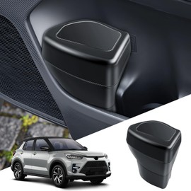 ECOZEN Toyota Rise A200 Series/210A Type Dedicated Doorside Car Trash Can for Car Storage, Car Accessory Storage, Car Trash Can, Prevents Collapse, Storage Box, Car Supplies, Rise Accessories, ABS