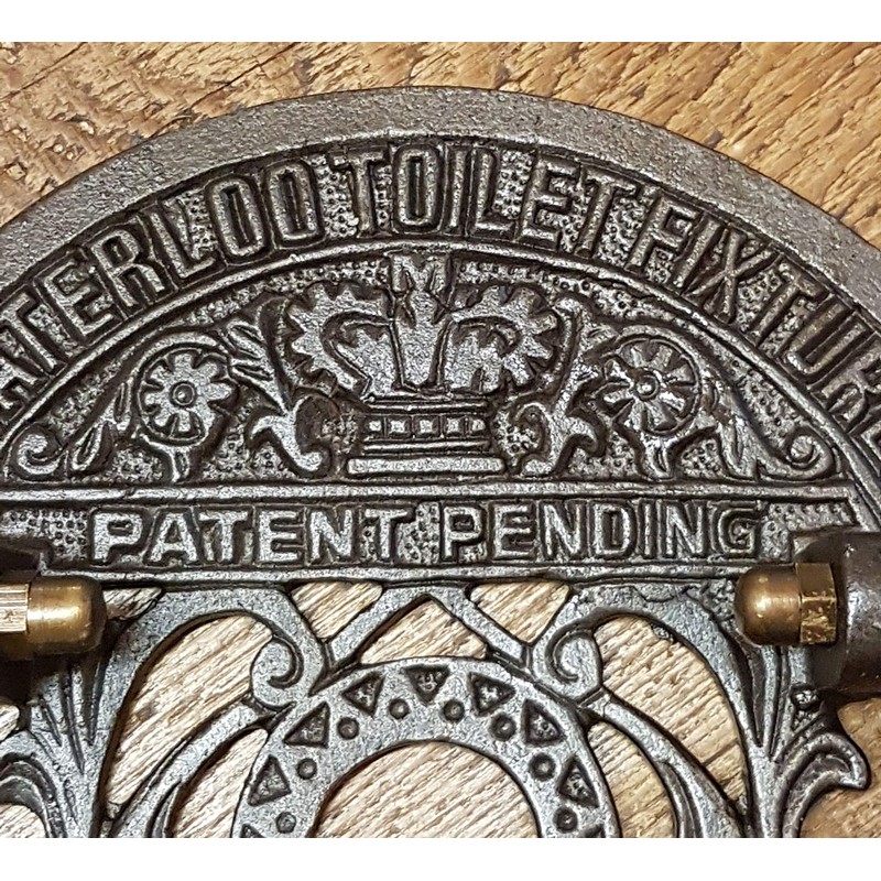 Cast Antique Iron Toilet Roll Holder Waterloo