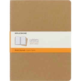 Moleskine Cahier Notebook (Pack of 3). x-large