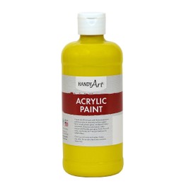 Handy Art Student Acrylic Paint 16 ounce, Chrome Yellow
