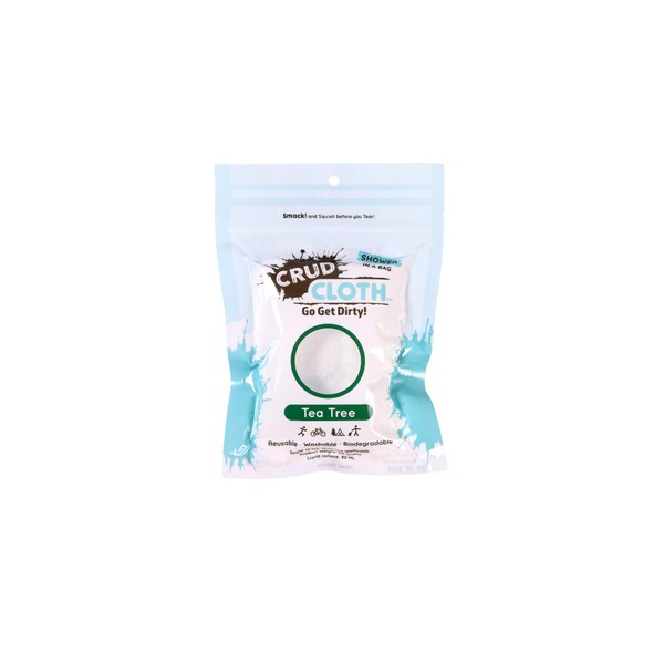 Crud Cloth Shower In A Bag | Tea Tree Scented