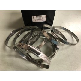 Scandvik HOSE CLAMPS 316 STAINLESS SIZE 64 MIN 3-1/2" MAX 4-1/2 BOX 10 13698 SCANDVIK