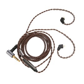 Cerlingwee 2 Pin 0.78mm Cable for Headphones, Earbuds Upgrade Cable with Microphone, Headphone Cable, Audio Cable, Headphone Replacement Upgrade Cable for AS10, AS06, ZST, ZS3, ES4