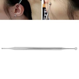 Betued Acupressure Pen, Face Reflexology Massager, Double Head Ear Acupuncture Pen, Ergonomic Ear Acupuncture Point Reflexology Massager Ear and Body Point Probe Pen (F3)