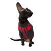 Kotomoda Sphynx Cat's turtleneck Plaid Red Naked Cat Hairless Cat