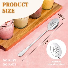 Couple Gifts Ice Cream Spoon for Her Him Engraved Wedding Engagement Gifts for Best Friends Husband Wife Christmas Anniversary Birthday Gifts for Boyfriend Girlfriend Ice Cream Lover Spoons