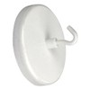 Magnetic Hooks White Lacquered/24 kg Diameter 63 mm Magnetic Hook