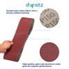 Dapetz ® Sanding Belts 65mm x 410mm, 40 Grit Abrasive