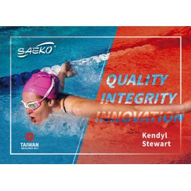 [Saeko] Seiko S42 Vision Swimming Goggles, Swim Goggles, Anti-Fog, UV Protection, Adjustable Belt, 4 Sizes of Nose Belts, Unisex
