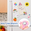 GOOZADA 50Pcs 15x3 mm Fridge Magnets,Silver Refrigerator Magnet, Heavy Duty