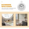 BESPORTBLE Bathroom Clock Shower Clock: Waterproof Shower Clock Hanging Clock