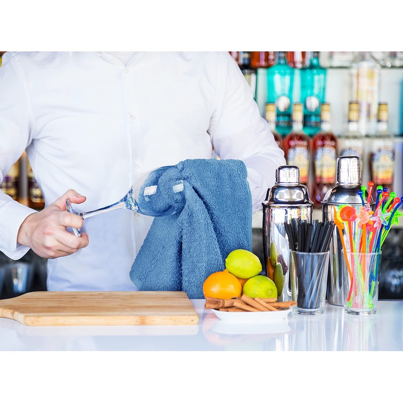Utopia Towels Kitchen Bar Mops, Pack of 12, 16 by