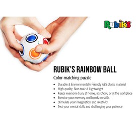 Rubik's Challenge Gift Set; Bundle of (2) Magic Stars and (1) Rainbow Ball; Transformation & Color Matching Fidget Toys, Brain Teaser, Addictive & Educational Puzzles, Fun Gift for Adults and 4+ Kids