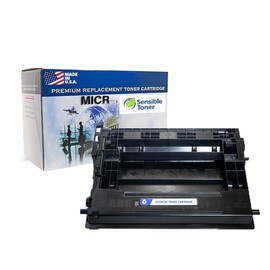 Sensible Toner Replacement 37A MICR Toner Cartridge for HP 37A CF237A 37X CF237X Works in Laser Enterprise M607 M608 M609 Series MFP M631 M632 M633 Printers 11,000 Pages, Built in USA