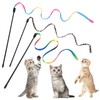 Cobee 3 Packs Cat Wand Toy Set, 30cm Cat Interactive