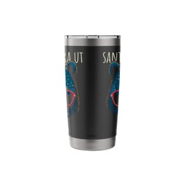 Santa Cara Utah USA Cool Bear Wearing Sunglasses Design Stainless Steel Insulated Tumbler
