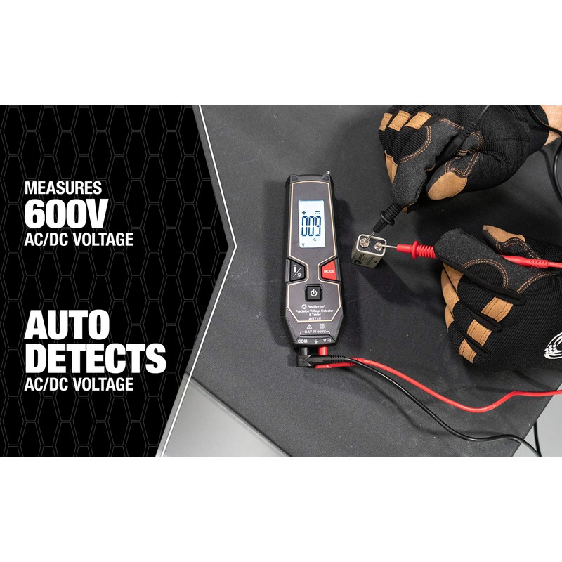 Southwire Tester LCD 600VAC/VDC NCV - Auto Detects AC or