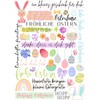 Kerzen Sticker | Bastelset für Kerzen Thema"Ostern Bunt" | Geschenk