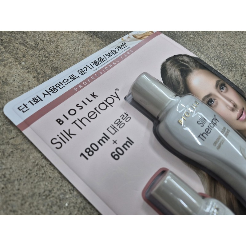 Silk Therapy Golden Ampoule Hair Essence 180ml+60ml Damaged Hair Hair