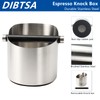 DIBTSA Coffee Knock Box, Espresso Knock Box Stainless Steel Espresso
